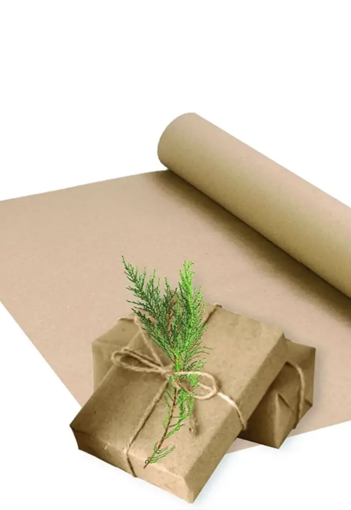 Brown ECO Kraft Paper sustainable gift wrapper
